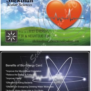 Bio Energy Card (Classic Design) - 2,500 Ions/Cm3