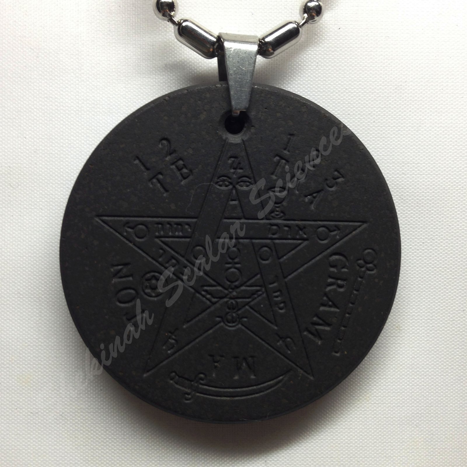 Tetragrammaton / Pentagram Energy Pendant - 7295 Ions/Cm3