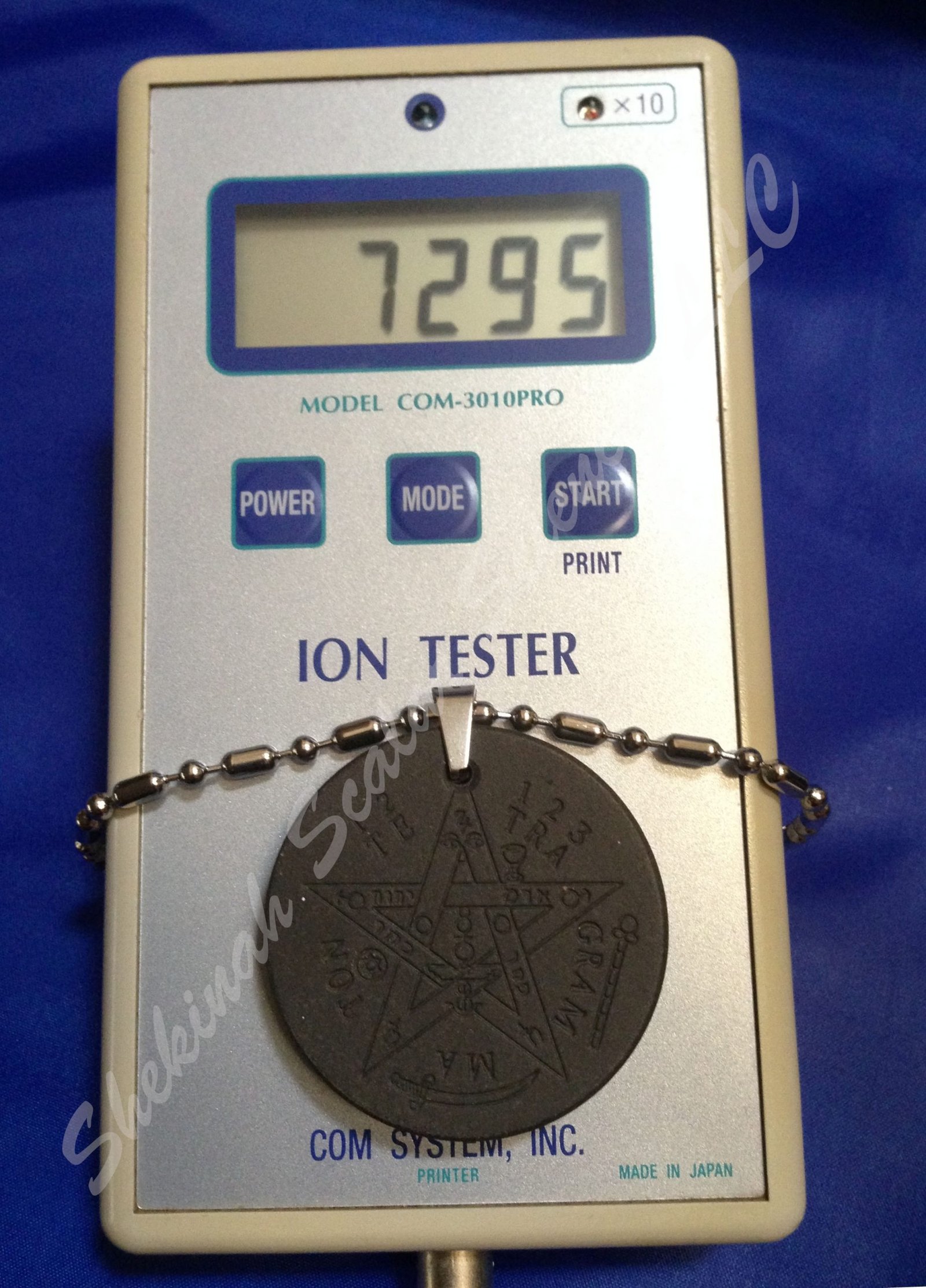 Tetragrammaton / Pentagram Energy Pendant - 7295 Ions/Cm3 - Image 3